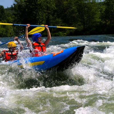 a man riding a jet ski in the water