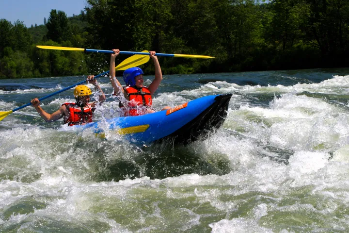 a man riding a jet ski in the water